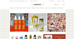 Desktop Screenshot of korres-store.de